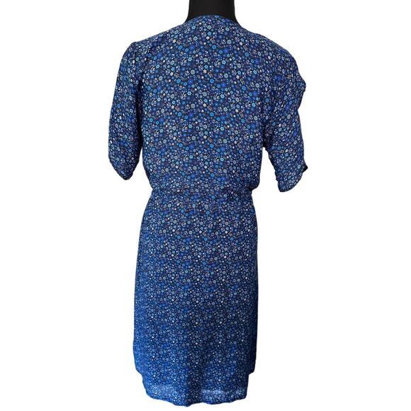 Reistor Sundowner Dress in Dizzy Blue Floral Print, Size M - Picture 3 of 9